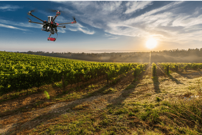 Drones en agricultura