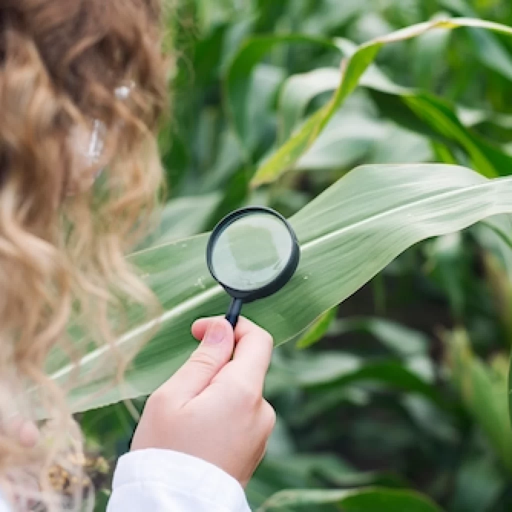 experto-agronomo-examinando-con-lupa-cultivo-de-agricultura