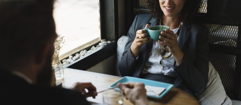 People hangout together at coffee shop